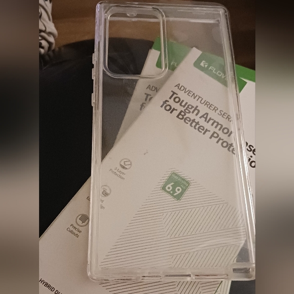 FLOVEME Case Compatible with Samsung Galaxy S20 Ultra Case 6.9 inch 2020 3 in 1 - Picture 2 of 7